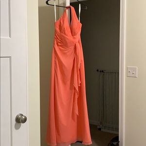 Coral DB Bridesmaid Dress
